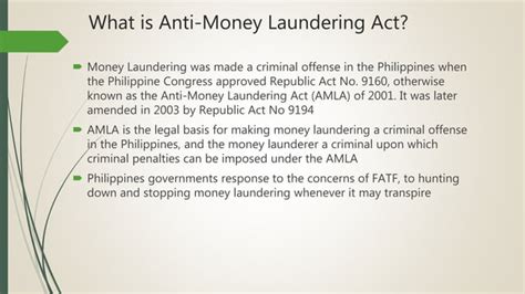 Anti Money Laundering Act in the Philippines (5 Tips to Comply).